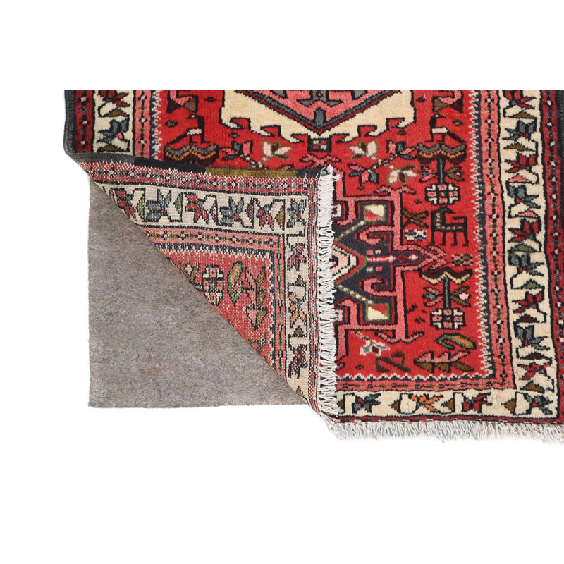 Tapis de couloir oriental tribal rouge 2X9'5 One-of-a-Kind