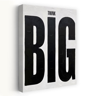Art mural classique «Think Big»