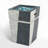 20" Propane Gas Fire Pit Table, 50000 BTU Square Concrete Fire Pit For Outside Patio Deck Garden Backyard-Light Grey-Blue