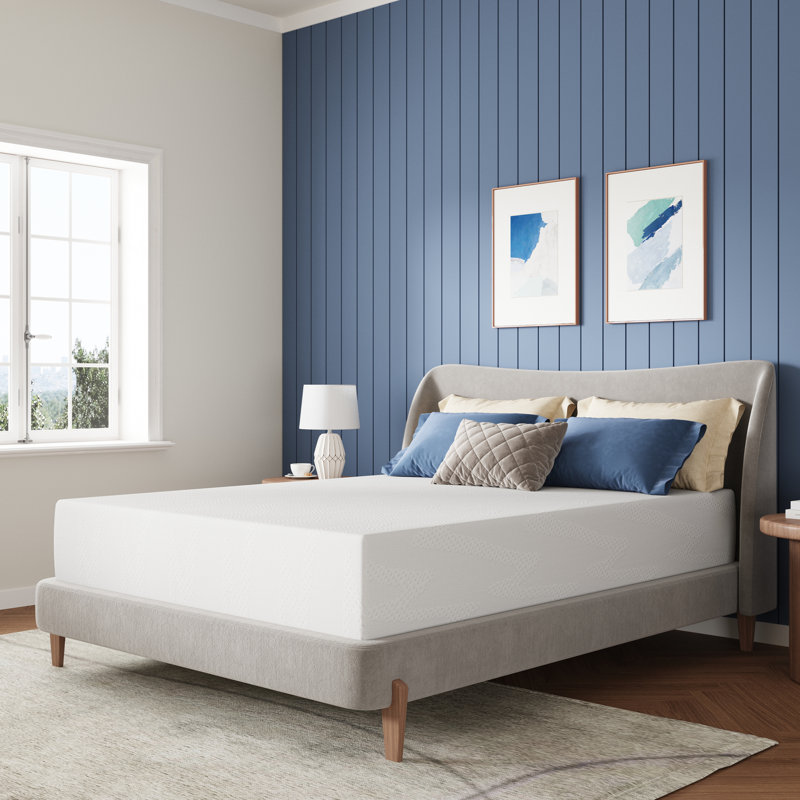 12" Medium Gel Memory Foam Mattress, King, 12