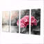 Hortensia en lumière rétro II - décoration murale hydrangée - art mural traditionnel-941133400-941133403