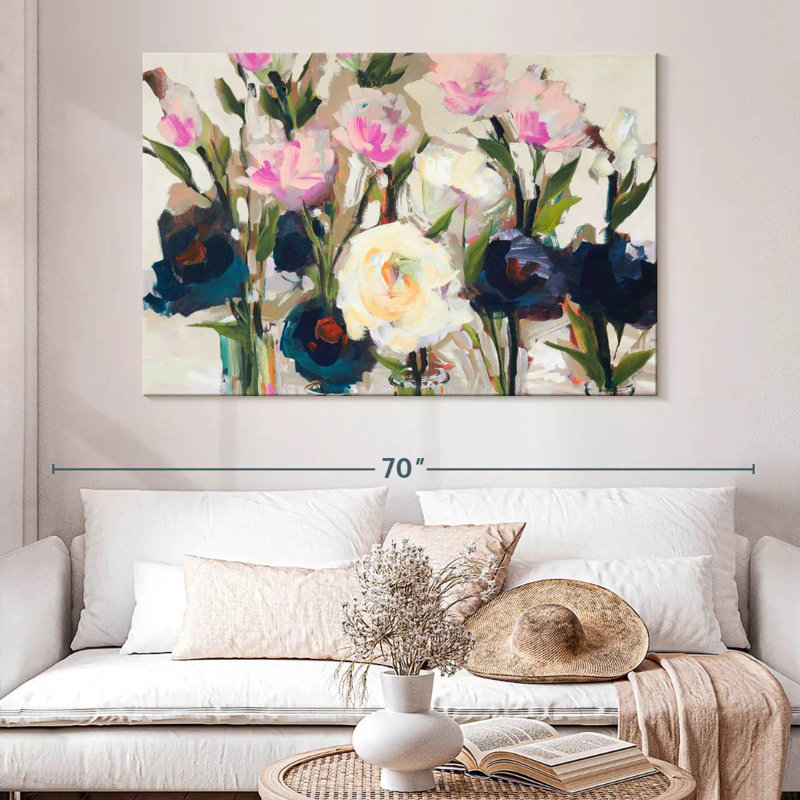 Avery Romantic Blossoms Neutral, 34" H x 51" W