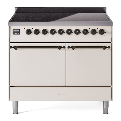 ILVE Nostalgie II Series 40 inch Induction Range with 6 Induction Elements (Solid Door)