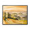 Paysage rétro avec vignobles - peinture sur toile