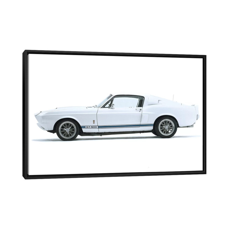Art sur toile Lyall, H 18 po x l 26 po x P 1,5 po, Toile avec cadre noir, Non mat