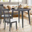 Ensemble de table de salle à manger 5 pièces avec chaise en bois massif-108863122-108863123