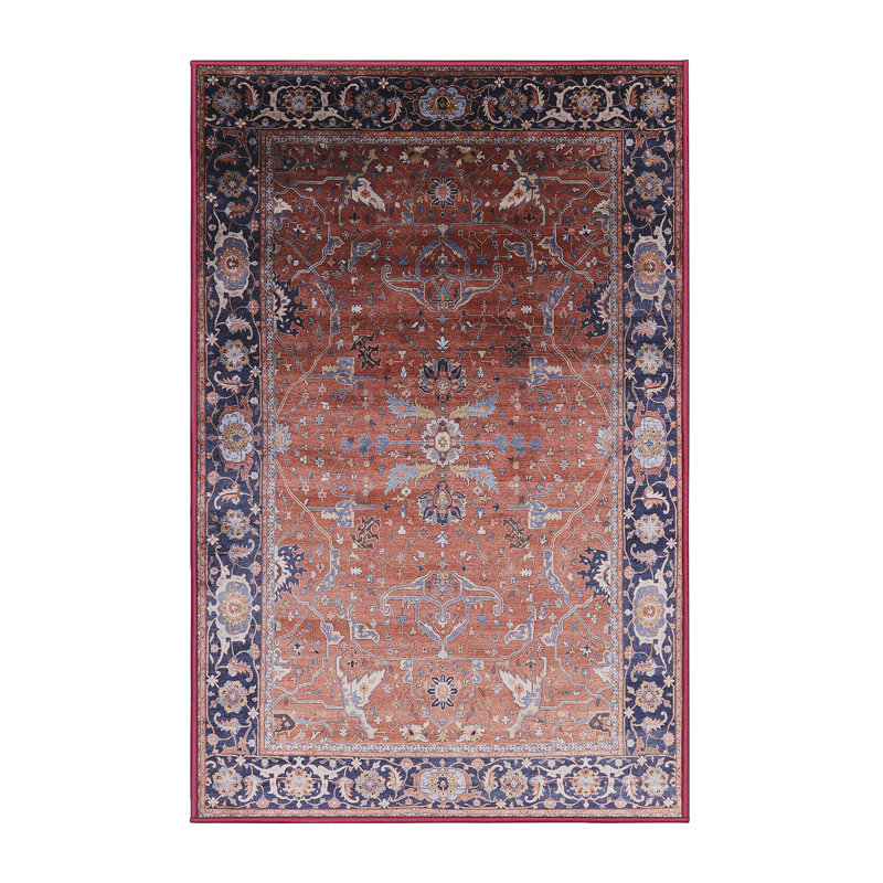 Tapis brun à motif oriental, Rectangle 8 pi x 12 pi