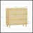 31.50"3-Drawers Rattan Storage Cabinet Rattan Drawer