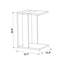 Table de bout avec rangement Sadie-2075651067