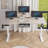 Modernchamp 63'' Dual Motor Height Adjustable Standing Desk With Laminate-88086879