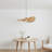 1 Light Woven Rattan Pendant Light Galm Farmhouse Style Lamp-180262408
