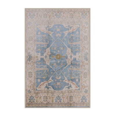Tapis oriental beige / brun / bleu