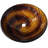 Novatto Misto 17'' Red Glass Circular Bathroom Sink-95973774