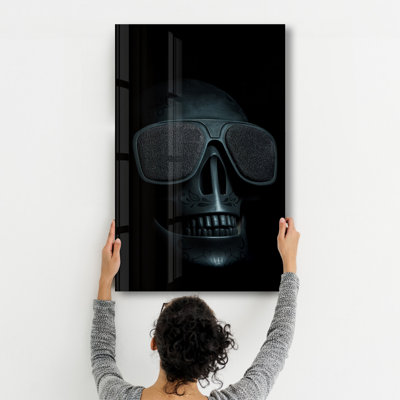 Élégante peinture murale en verre trempé de 13,8 po x 21,7 po | 100% verre trempé, épaisseur: 0,16 pouce | Imprimé UV pour des couleurs éclatantes | Parfait pour la décoration intérieure, le salon et les espaces de bureau