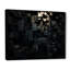 Dimensions du cube 3D en brique noire - Décoration murale géométrique abstraite-842777970-842777865