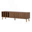 Meuble télé Mid-Century moderne, console multimédia, centre de divertissement à 5 pieds, console de télévision