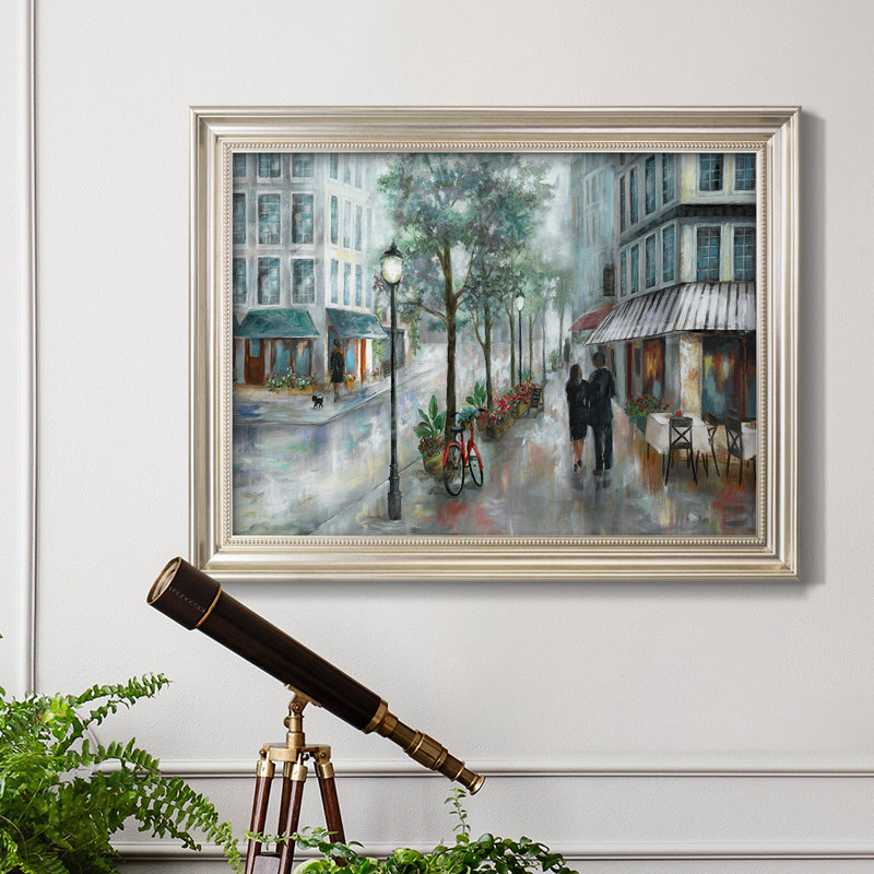 «Out to Dinner», reproduction sur toile encadrée, H 29 po x l 41 po x P 2,5 po