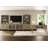Living Room Table Set Farmhouse Style Desk And TV Stand Combo Set, 75" TV Entertainment Center With Bookshelves,Writing Desk For Home Office And Living Room, Wash Grey-833484740