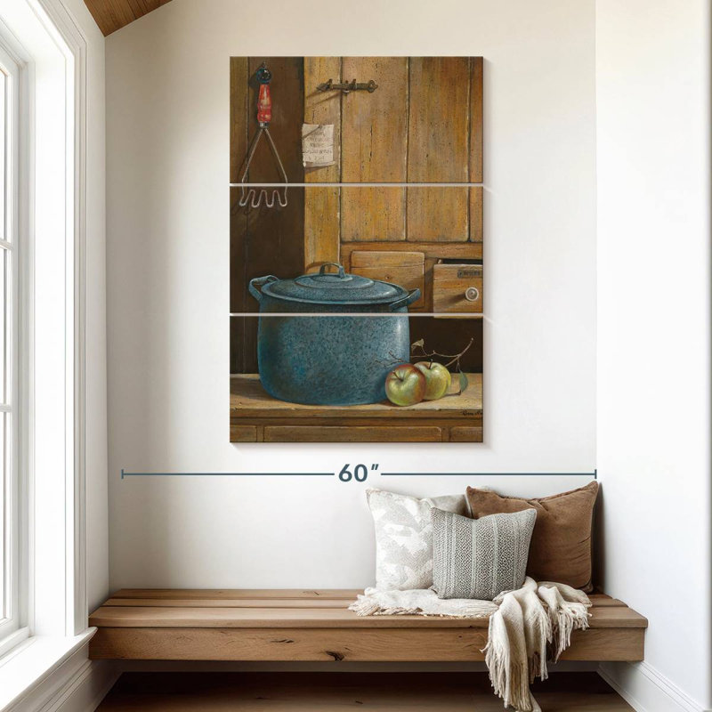 Senne Apple Dumplings, 50" H x 32" W