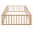 Wood Daybed Frame With Fence-945896501-945896502