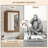 20'' W x 28'' H  Wood Framed Bathroom Medicine Cabinet with Mirror, Adjustable Shelves, Reversible Door, Wall-Mount or Recessed, Walnut, Fully Assembled-293337141-293337162