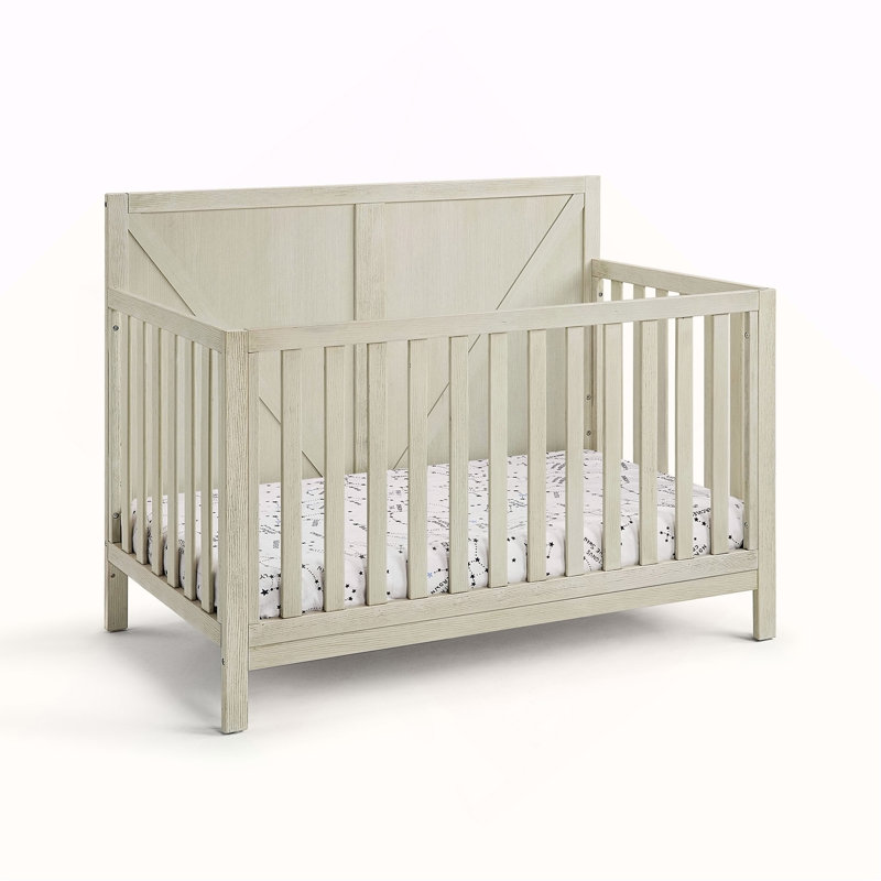 Lit de bébé convertible Barnside 4-en-1 gris délavé