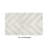 Branston 100% Cotton 1990 GSM Tufted Bath Rug with Non-Slip Backing, OEKO-TEX Certified, Machine Washable, Luxurious Chevron Pattern, Ultra Soft & Absorbent Bathroom Rug, 24" x 40" Rectangle, Ivory-515229799-515229821
