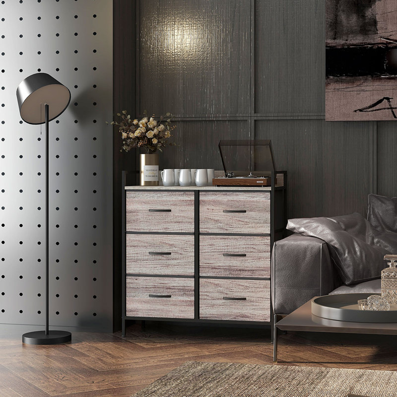 Oriella 79cm W 6 - Drawer Chest of Drawers