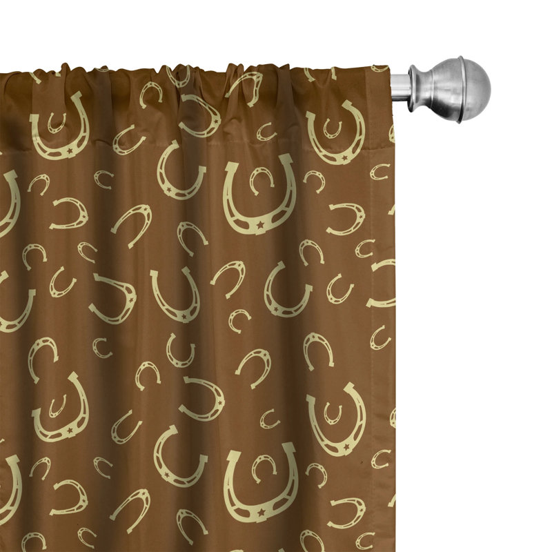 Semi-Sheer Rod Pocket Curtain Panels, 28" x 63"