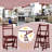 Lark Manor 3-step Folding Step Ladder Chair With Bamboo Frame Convertible Ladder Stool Natural-101945227