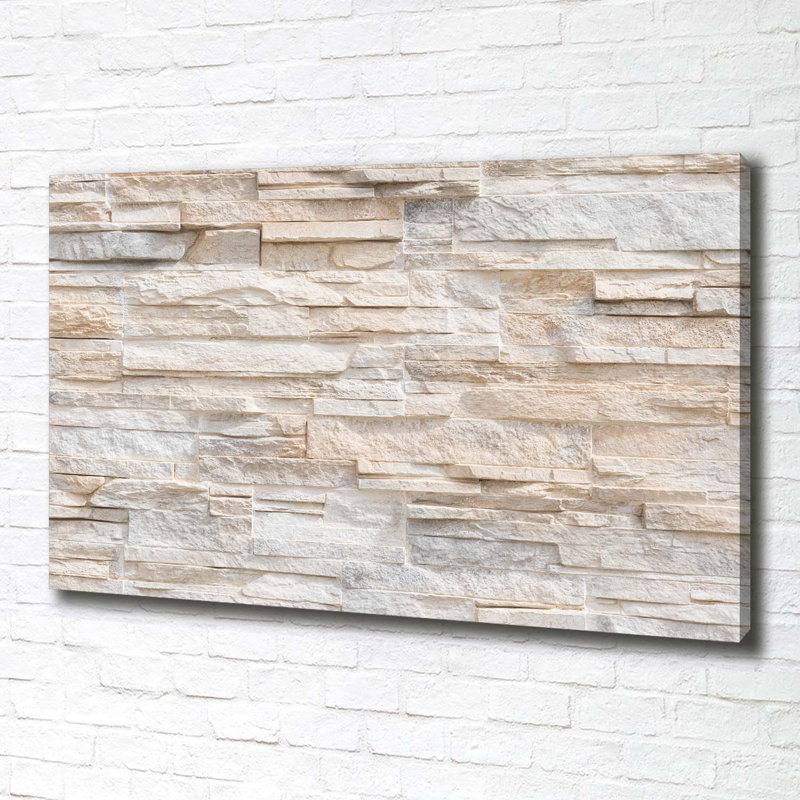 Brick Wall - Wrapped Canvas Print