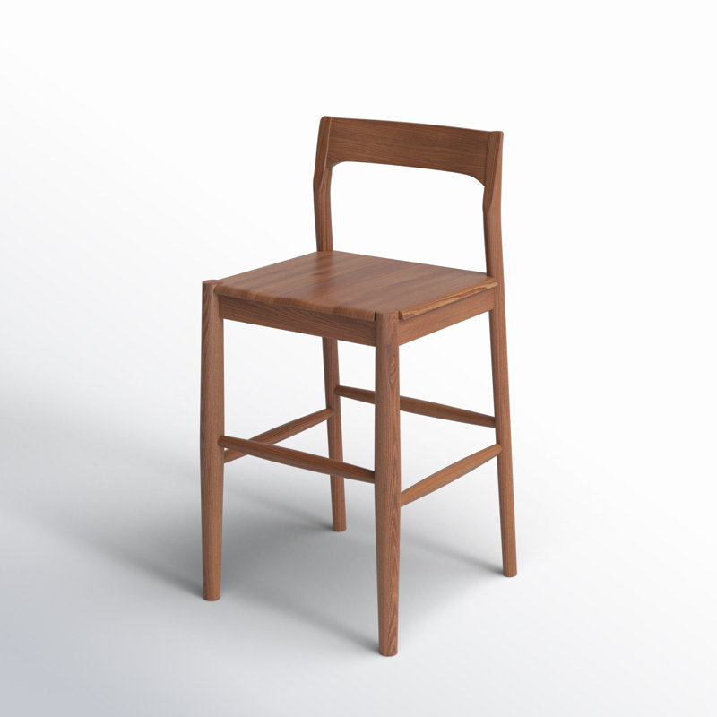 Krieger Bar and Counter Stool, Bar Stool (30" Seat Height), Brown