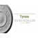 Tyrone 16.125"H x 16.125"W x 0.75"D Ceiling Medallion