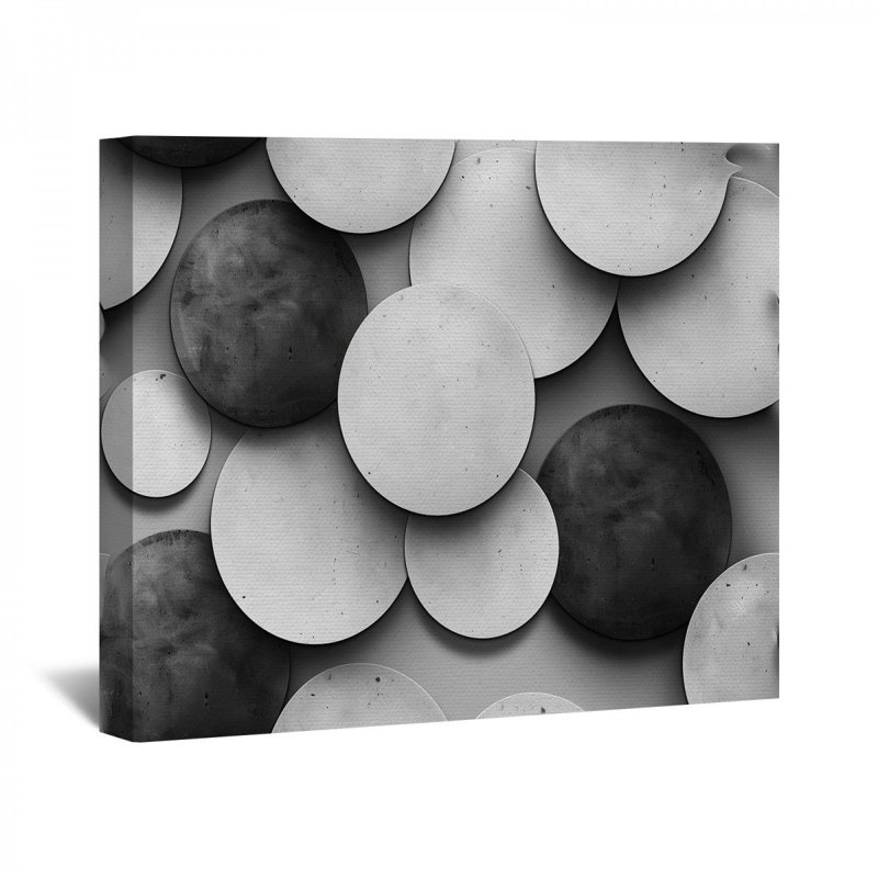 «Cercles» sur, H 11 po x l 14 po x P 3 po