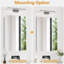 Recess or Surface Mount Bathroom Medicine Cabinet With Adjustable Shelves, No Assembly-150013186
