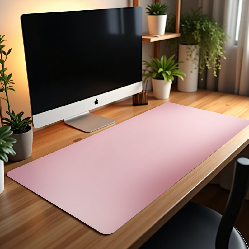 Polyester Desk Pad, 14.4x12.1