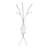 Coat Rack, Hall Tree, Free Standing, 11 Hooks, Entryway, 74"h, Bedroom, Grey Metal, Contemporary, Modern-129607246