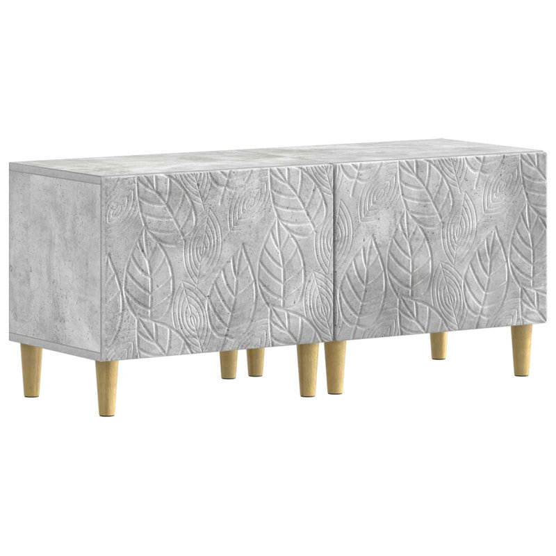Unfinished with Fireplace Included, Concrete Grey
