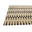 Tapis noir et blanc 5 pi 9 po x 7 pi 9 po Pinkerton