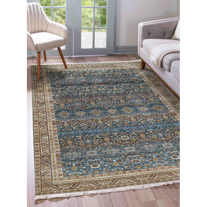 Gianna Blue Rug, Rectangle 9' x 12'
