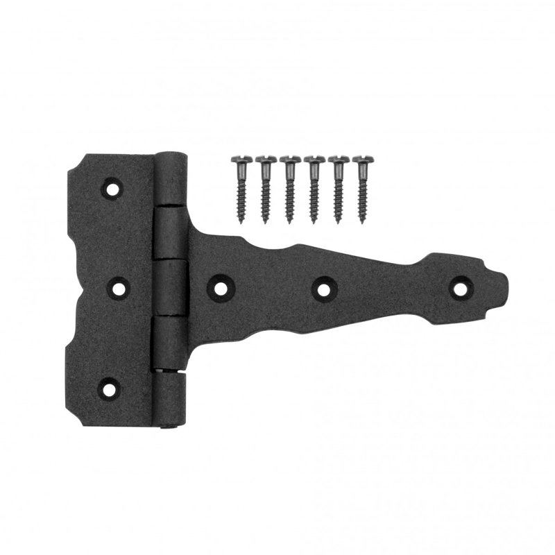 Charnière de porte simple H 3,37 po x l 5,5 po