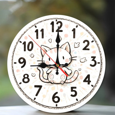 Horloge mignonne pour chat