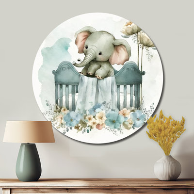 Ariam - Animals Round Metal Art