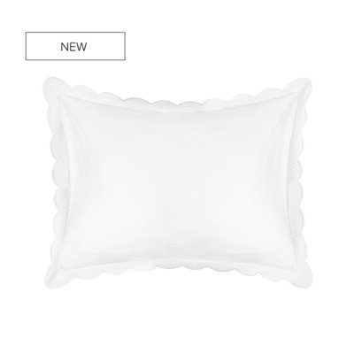 Scallop Lattice Euro Sham