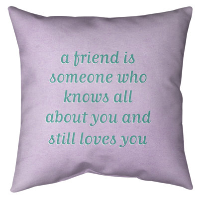 Coussin de sol Love & Friendship