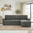 86'' Upholstered Pull-Out Sofa Bed