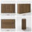 Fluted Dresser For Bedroom With 8 Drawers, 55" Wide Modern Chest Of Drawers With Metal Handle-1624123018