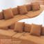 Canapé modulaire incurvé 5 places 130 po-1696972048