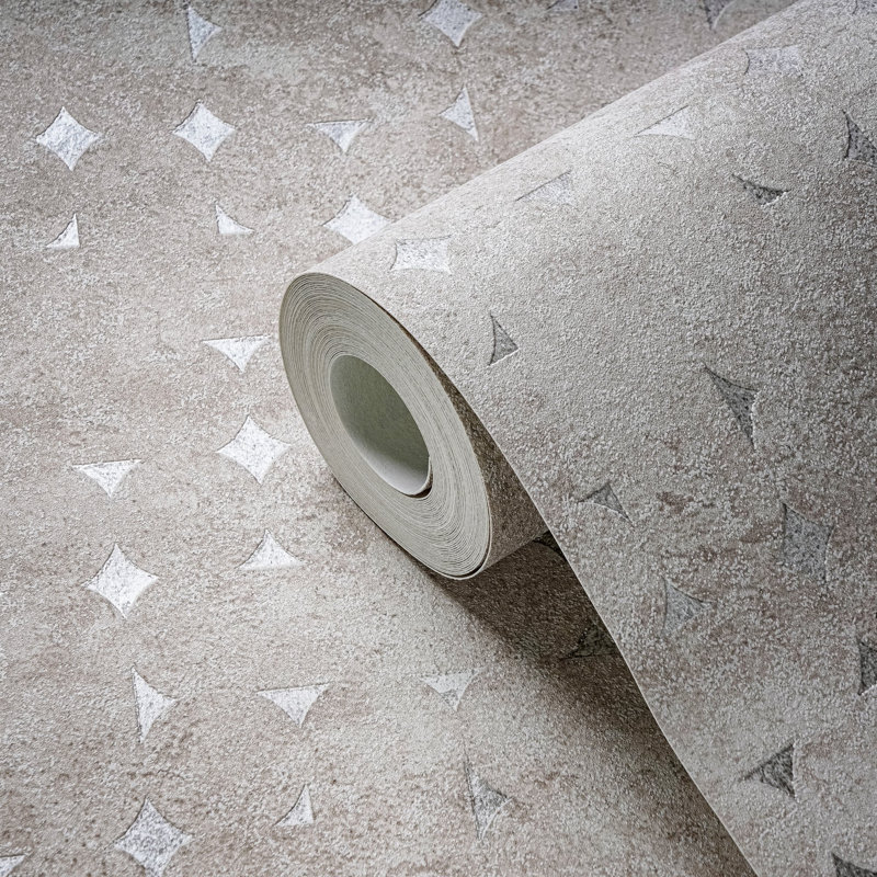 Rahnuma 10.05m x 53cm Glitter Double Roll, Beige