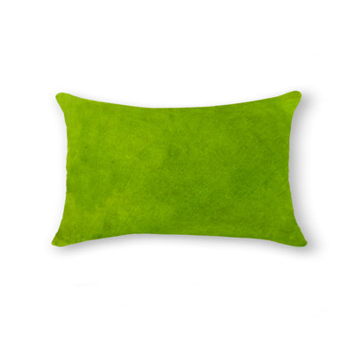 12" x 20" Chevron Cowhide Throw Pillow
